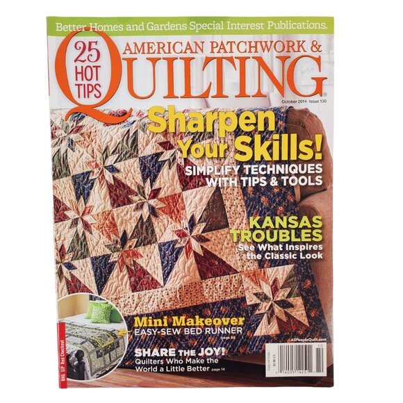 Quilting Magazines Lot of 6. Dates 2010-2015 "American Patchwork & Quilting" - Picture 7 of 8